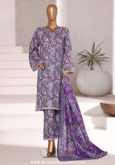 Sadabahar Stitched Khaddar Fall Embroidered Collection - 2025 (PURPLE)
